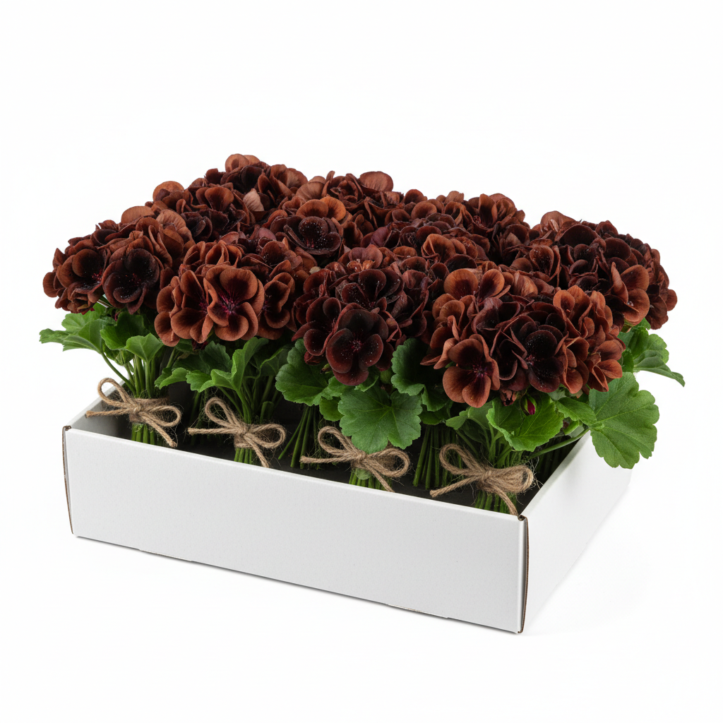 Chocolate Geranium - 10 Bunch Box